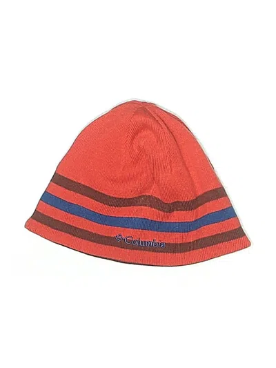 Pre-owned Columbia Beanie Hat In Orange