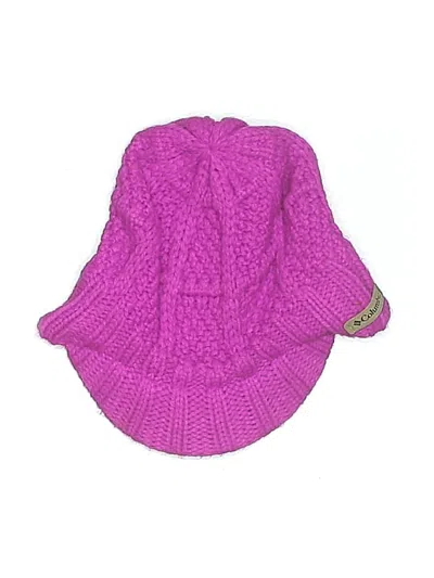 Pre-owned Columbia Kids' Beanie Hat In Purple