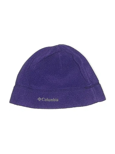 Pre-owned Columbia Kids' Beanie Hat In Purple