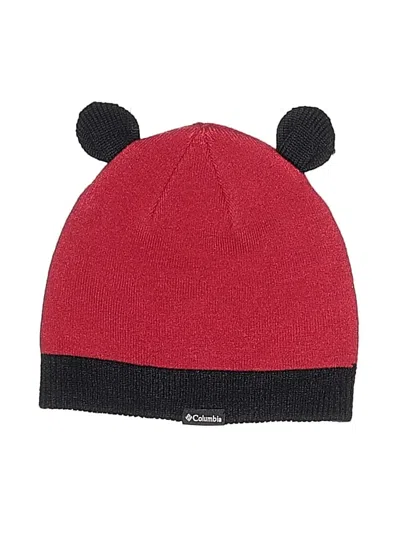 Pre-owned Columbia Kids' Beanie Hat In Red