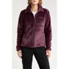 Columbia Beech Forest Full Zip Fleece Jacket In Burgundy