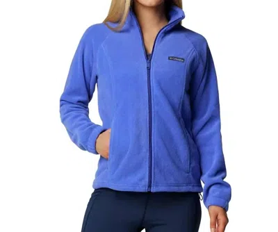 Columbia Benton Springs Full Zip Fleece Jacket In Clematis Blue