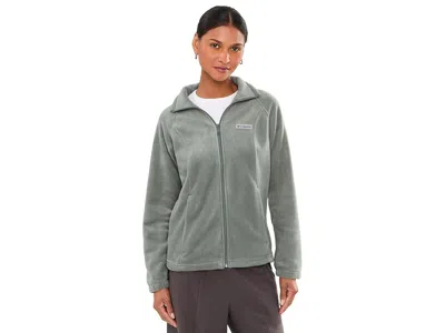Columbia Benton Springs Full Zip Women's Jacket Sedona Sage: Sm, Polyester In Green