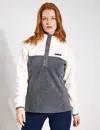Columbia Benton Springs Half Snap Pullover In Grey