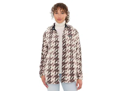 Columbia Benton Springs Shirt Jacket Ii Women's Coat Dark Stone/twills: Lg In Multi