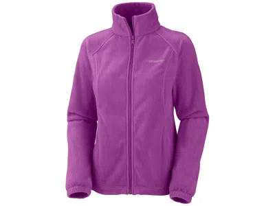 Columbia Benton Springstm Full Zip Women's Jacket Snowdrift: 2xl In Purple