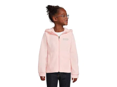 Columbia Bentontm Ii Hoodie (little Kids/big Kids) Girl's Coat Satin Pink : Sm (7-8 Big Kid), Fleece/polyeste
