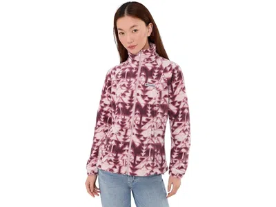 Columbia Bentontm Springs Printed Full Zip Women's Coat Antique Mauve/sketchup: Lg, Polyester In Multi