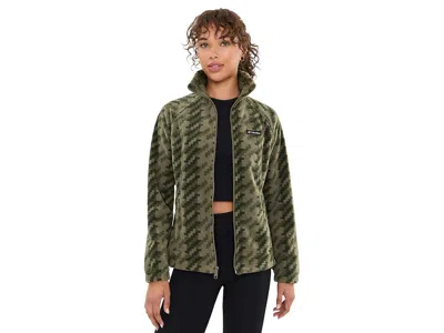 Columbia Bentontm Springs Printed Full Zip Women's Coat Stone Green/twills: 2xl