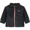 Columbia Babies'  Berrey Ranch Fleece Jacket In Black