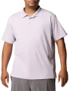 Columbia Big & Tall Low Drag Offshore Polo Shirt In Lavender Pearl
