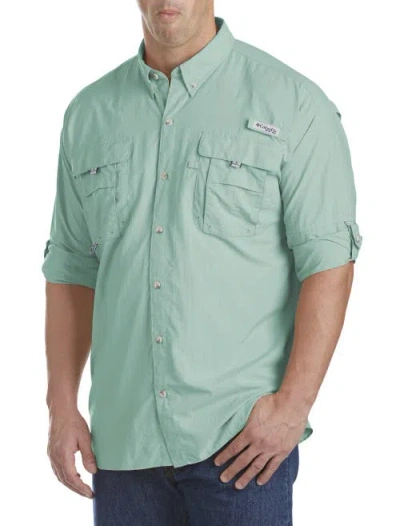 Columbia Big & Tall Pfg Bahama Ii Long-sleeve Sport Shirt In Green