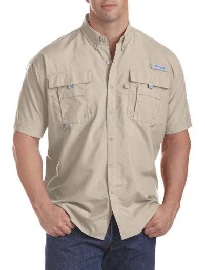 Columbia Big & Tall Pfg Bahama Ii Short-sleeve Sport Shirt In Neutral