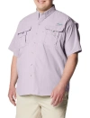 Columbia Big & Tall Pfg Bahama Ii Short-sleeve Sport Shirt In Purple