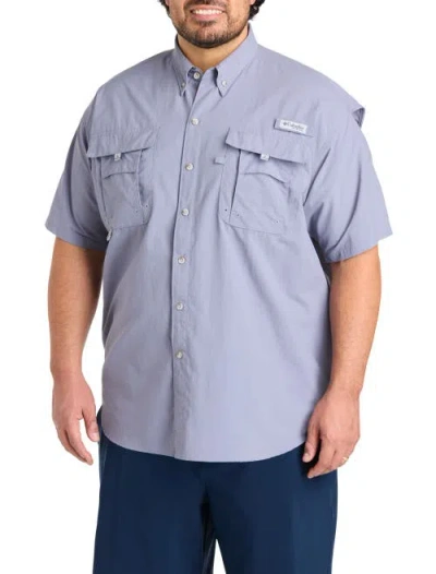 Columbia Big & Tall Pfg Bahama Ii Short-sleeve Sport Shirt In Blue