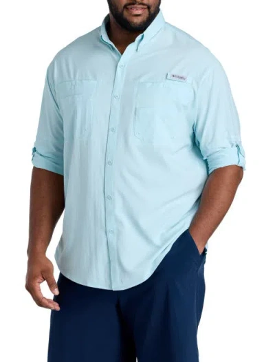 Columbia Big & Tall Pfg Tamiami Sport Shirt In Blue