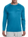 Columbia Big & Tall Terminal Tackle Shirt In Blue Echo