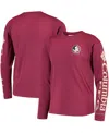Columbia Big Boys Garnet Florida State Seminoles Pfg Terminal Tackle Long Sleeve Omni-shade T-shirt In Garnet