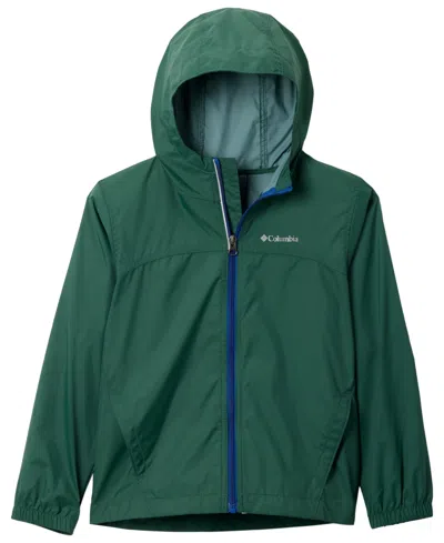 Columbia Kids' Big Boys Glennaker Rain Jacket In Green