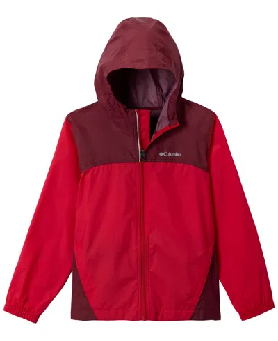 Columbia Kids' Big Boys Glennaker Rain Jacket In Red