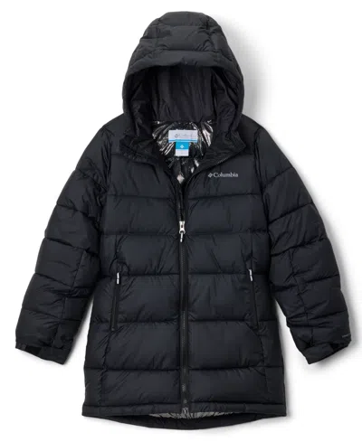 Columbia Kids' Big Boys Pike Lake Mid Puffer Jacket In Black