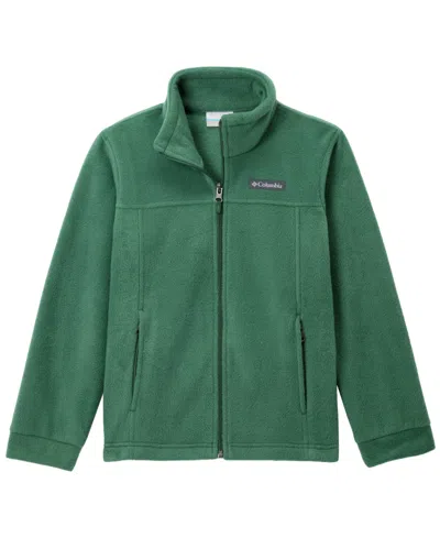Columbia Steens Mttm Ii Fleece (little Kids/big Kids) Boy's Fleece Rain Forest : 2xs (4-5 Little Kids), Fleec In Green