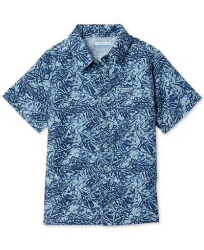 Columbia Kids' Big Boys Super Slack Tide Short-sleeved Camp Shirt