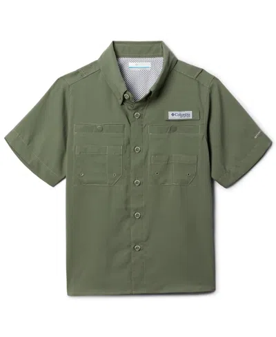 Columbia Kids' Big Boys Tamiami Short Sleeves Shirt In Green