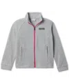 Columbia Big Girls Benton Springs Fleece Jacket In Cirrus Grey