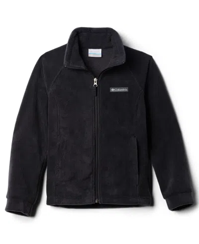 Columbia Kids' Big Girls Benton Springs Full-zip Fleece Jacket In Black