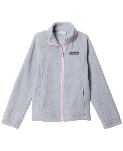 Columbia Kids' Big Girls Benton Springs Full-zip Fleece Jacket In Gray