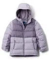 Columbia Big Girls Pike Lake Quilted Full-zip Hooded Puffer Jacket In Purple