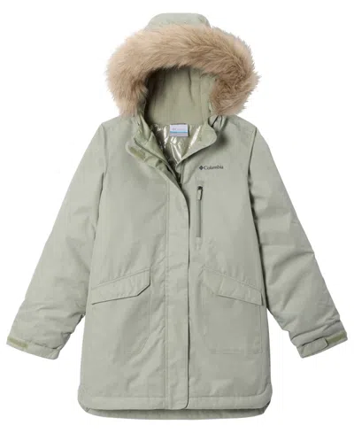 Columbia Kids' Big Girls Suttle Mountain Ii Long Insulated Jacket In Neutral