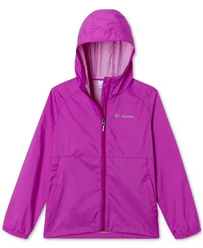 Columbia Kids' Big Girls Switchback Ii Water-resistant Jacket In Bright Plum