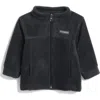 Columbia Babies'  Birch Falls Full Zip Fleece Jacket In Black