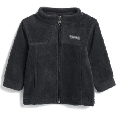 Columbia Babies'  Birch Falls Full Zip Fleece Jacket In Black
