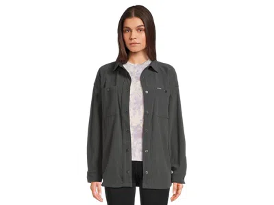 Columbia Blue Point Creek Corduroytm Shirt Jacket In Gray