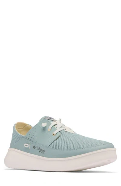 Columbia Boatside Pfg Slip-on Sneaker In Crushed Blue/lemon Wash