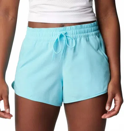 Columbia Bogata Bay Stretch Shorts In Aquamarine In Blue