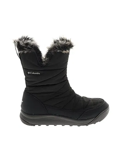 Pre-owned Columbia Boots In Black