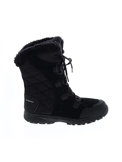 Pre-owned Columbia Boots In Black