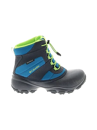 Pre-owned Columbia Kids' Boots In Blue