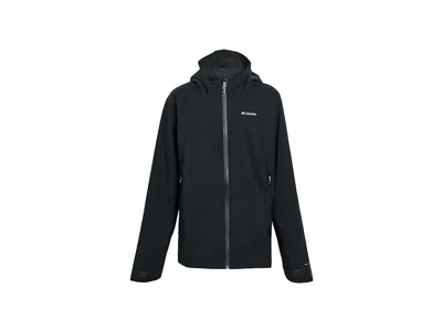 Columbia Boulder Falls Jacket (little Kid/big Kid) Kid's Coat Black : Md (10-12 Big Kids), Mesh/polyester