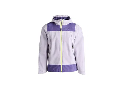 Columbia Boulder Falls Jacket (little Kid/big Kid) Kid's Coat Lavender Pearl/storm Watch : Xs (6-7 Little Kid In Multi