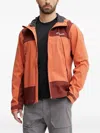 Columbia Boulder Logo-print Jackets In Orange