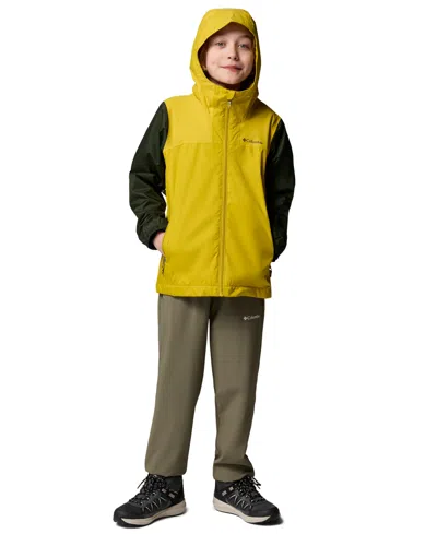 Columbia Kids' Boys' 5-20 Rainy Trails Iii Fleece Lined Jacket In Yellow