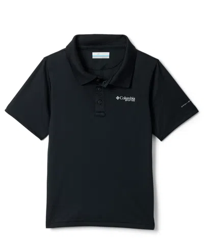 Columbia Kids' Boys' 6-16 Slack Tide Short-sleeve Polo Shirt In Black