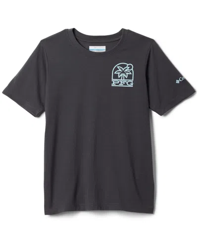 Columbia Kids' Boys' 7-16 Palm Waves Short-sleeve T-shirt In Black