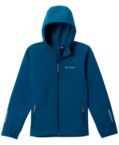 Columbia Kids' Boys' 8-18 Ascender Hooded Softshell Jacket In Phoenix Blue