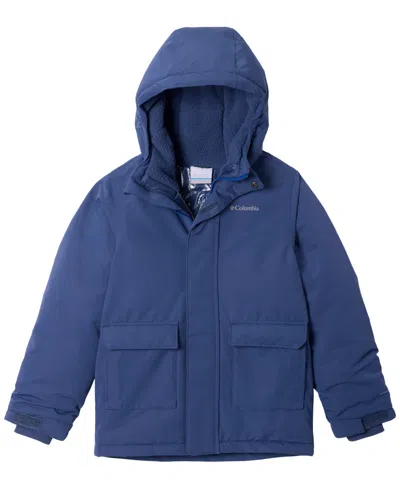 Columbia Kids' Boys' 8-18 Nordic Strider Iii Waterproof Hooded Jacket In Dark Mountain